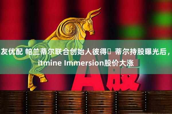 粤友优配 帕兰蒂尔联合创始人彼得・蒂尔持股曝光后，Bitmine Immersion股价大涨